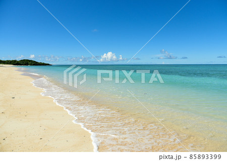 日本最南端波照間島のビーチ絶景 85893399