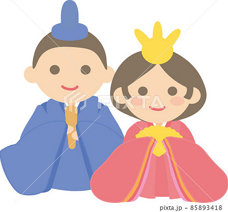 おだいり様とお雛様 85893418