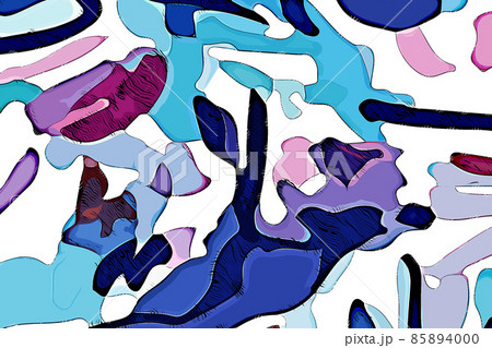 Abstract colorful geometric figures illustration wallpaper 85894000