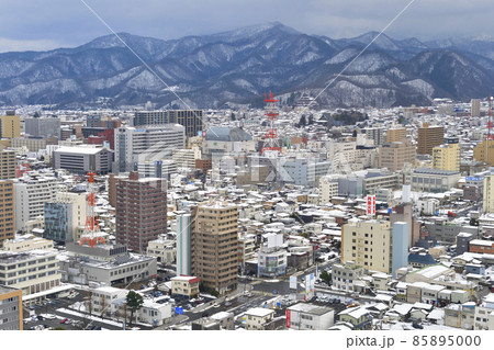 雪の山形市内 85895000