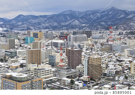 雪の山形市内 85895001