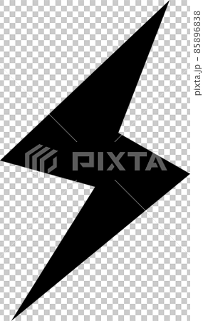 閃電的簡單象形圖插圖 85896838