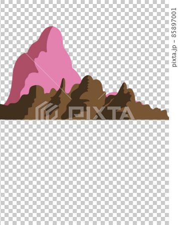 Mountains and purple cumulonimbus Mountains and purple cumulonimbus 85897001