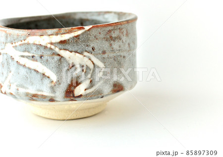 鼠志野の抹茶茶碗 鼠志野の抹茶茶碗 85897309