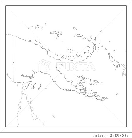 パプアニューギニアの地図です。 パプアニューギニアの地図です。 85898037