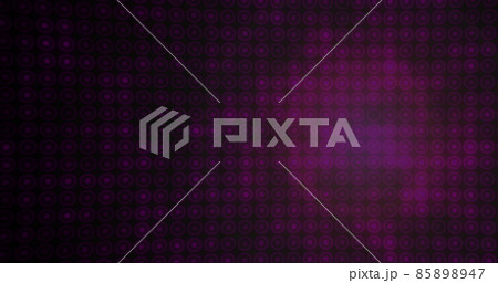 Image of multiple pink circles in row on black background 85898947
