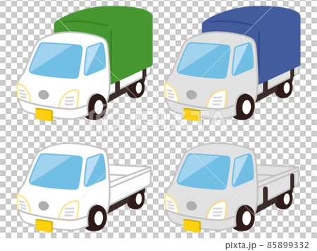 軽トラックのイラスト 軽トラックのイラスト 85899332