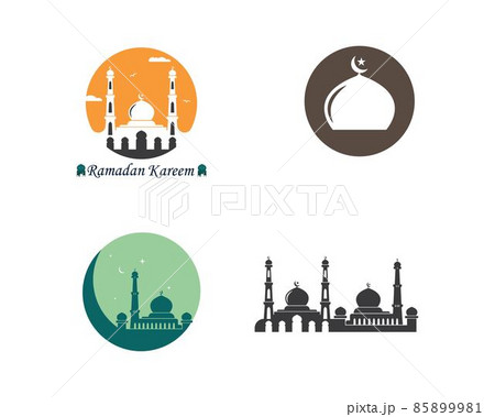 Mosque icon vecto 85899981