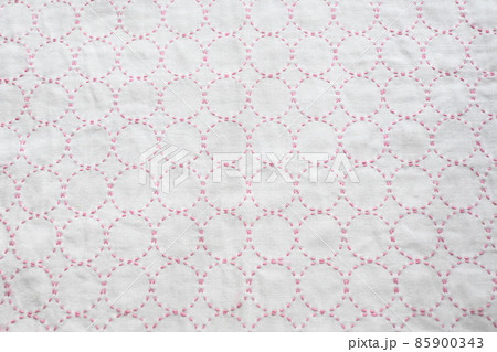 丸模様の刺し子 85900343