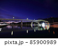 境水道大橋（鳥取県境港市 水産物卸売市場付近より撮影） 85900989