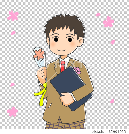 穿制服的花男學生 85901023