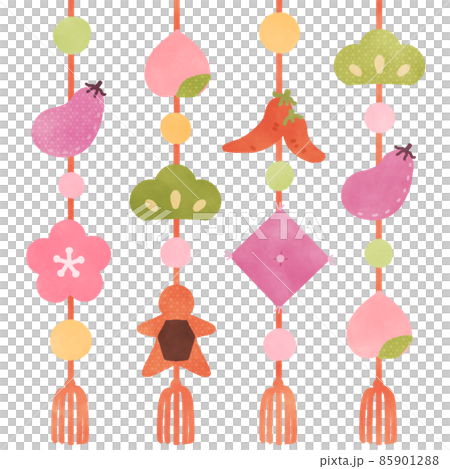 つるし雛 イラスト素材 85901288