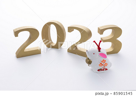 卯年　うさぎの置物　2023年 85901545