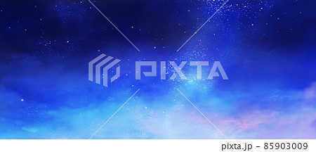 星空の風景イラスト 星空の風景イラスト 85903009