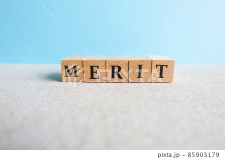 メリットの英語文字ブロック メリットの英語文字ブロック 85903179