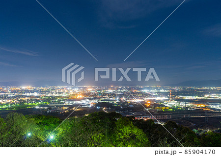 《佐賀県》朝日山公園からの夜景 《佐賀県》朝日山公園からの夜景 85904170