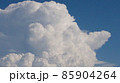 指さすマシュマロの雲 85904264