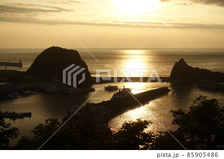 夕陽台公園からのウトロ港 夕陽台公園からのウトロ港 85905486