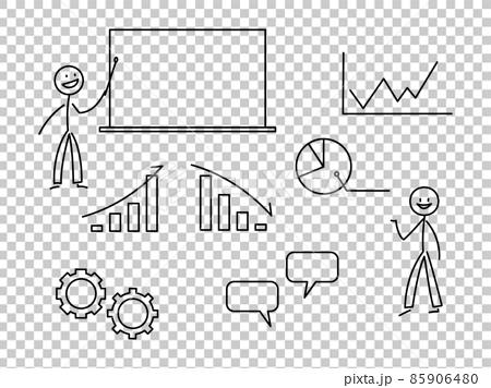 business stick figures png