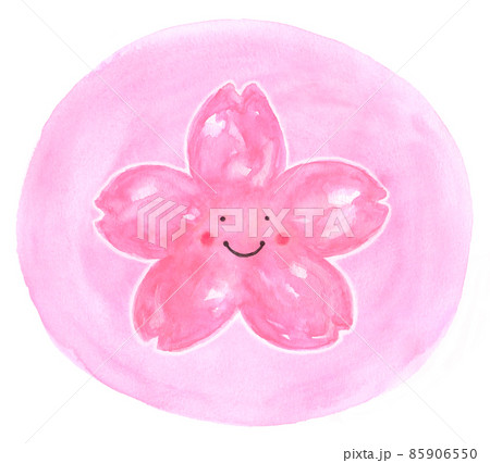 かわいい桜の花（淡いピンク） 85906550