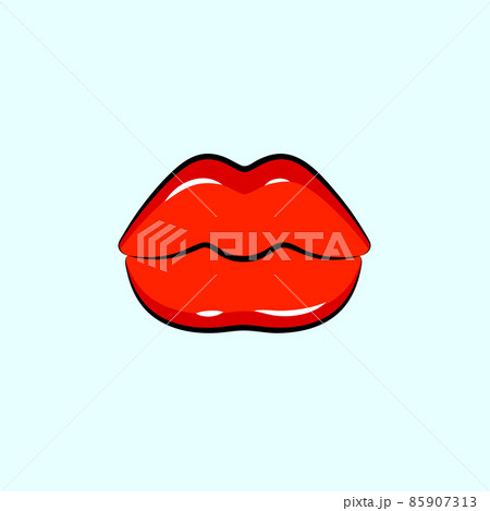 Sexy lips, female beautiful close mouth 85907313