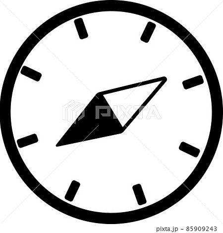 コンパスのシンプルなピクトグラム 85909243