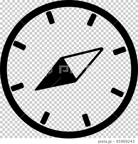 コンパスのシンプルなピクトグラム 85909243