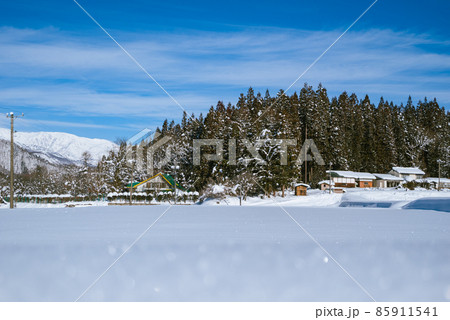 雪国の景色【北安曇郡白馬村】 雪国の景色【北安曇郡白馬村】 85911541