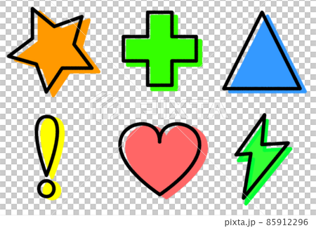 Illustration of basic simple shapes Illustration of basic simple shapes 85912296