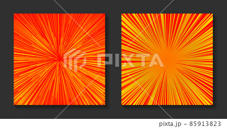 Pop art comic sunburst background. Retro rays, bright sunbeams with dots. 85913823