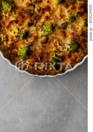 Pie with romanesco cabbage Pie with romanesco cabbage 85919400