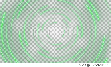 CG circle: Many shining light spots and light trails fluttering in a circle 85920533