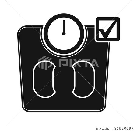 Ideal Weight Icon. Flat style vector EPS. Ideal Weight Icon. Flat style vector EPS. 85920697