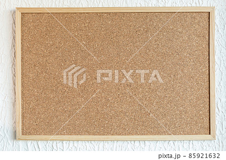 Cork board or corkboard on white painted wall background Cork board or corkboard on white painted wall background 85921632