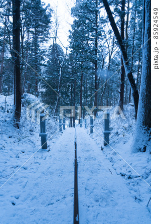 冬 雪道 秋保大滝(宮城県仙台市) 冬 雪道 秋保大滝(宮城県仙台市) 85924549