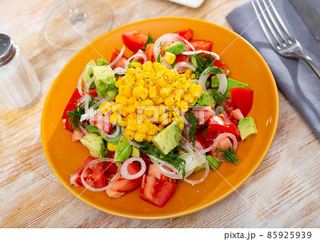 Delicious light vegetable salad Delicious light vegetable salad 85925939