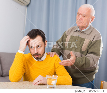 Father and son arguing Father and son arguing 85926001