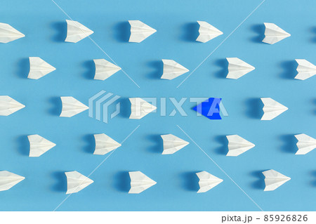 マジョリティとマイノリティの紙飛行機 85926826