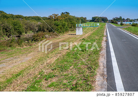 市野川大橋付近　サイクリングロード　川島町 85927807