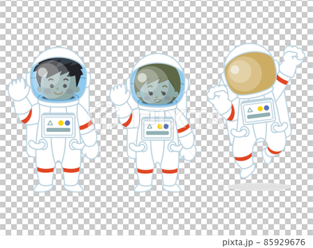 宇宙飛行士の男女 宇宙飛行士の男女 85929676