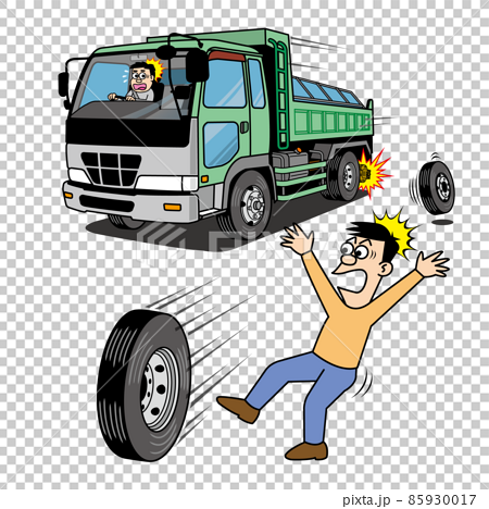 truck accident clipart