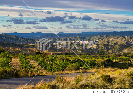 Landscape view near the village Ricote in Valley of Ricote, Murcia Spain Landscape view near the village Ricote in Valley of Ricote, Murcia Spain 85932017