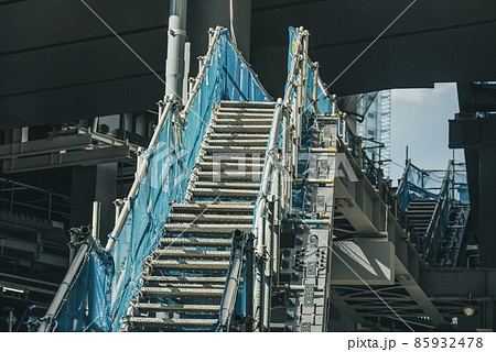 足場ステップ(階段)の仮設工事 足場ステップ(階段)の仮設工事 85932478