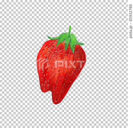 色鉛筆で描いたような苺（変形 85932760