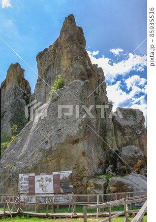 The rock complex of Tustan in Ukraine The rock complex of Tustan in Ukraine 85935516