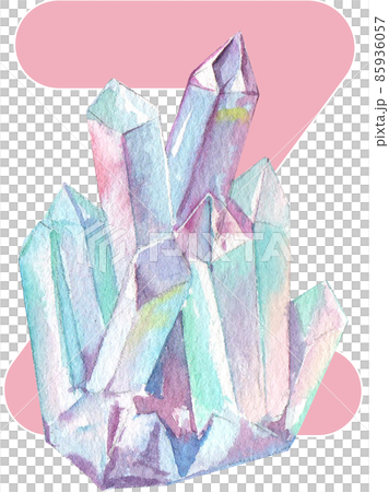 Alphabet A-Z isolated cute watercolor unicorn and stars clipart. Nursery unicorns illustration. Princess unicorns poster. Trendy pink cartoon horse. 85936057