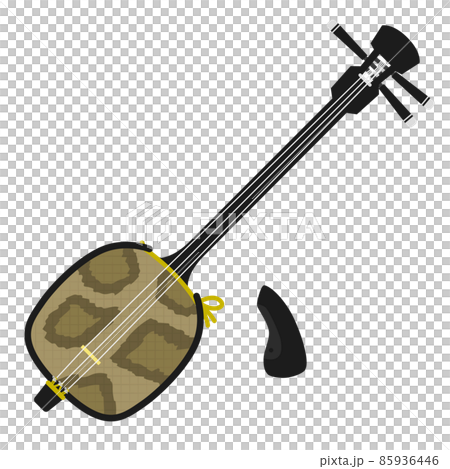 三線のイラスト 85936446