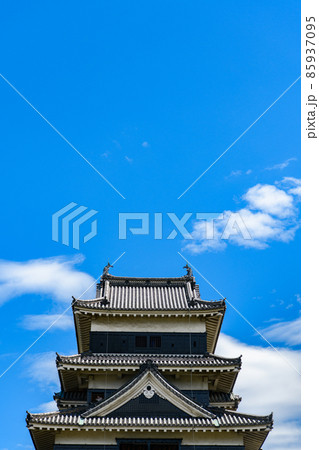 【長野県　松本市】国宝　松本城 85937095