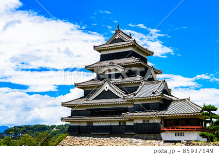 【長野県　松本市】国宝　松本城 85937149