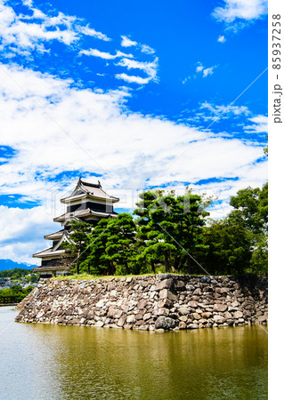 【長野県　松本市】国宝　松本城 85937258